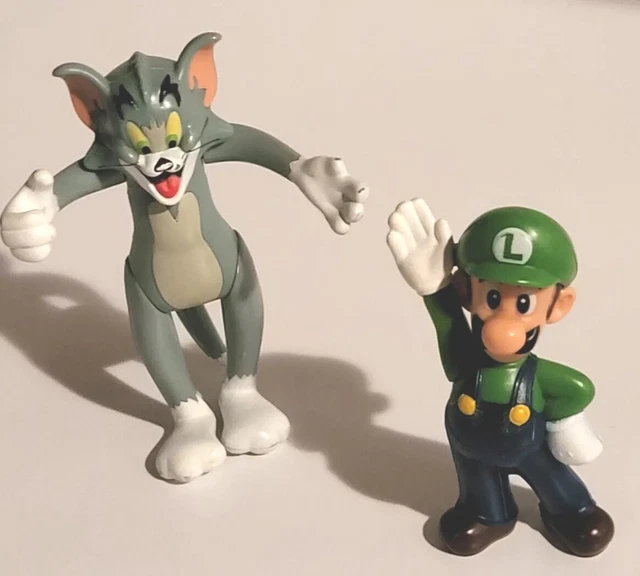 Figure Bundle. Luigi, Tom Cat. Mcdonalds Toys Etc. Super Mario. Tom & Jerry  Used £4.99 - Picclick Uk