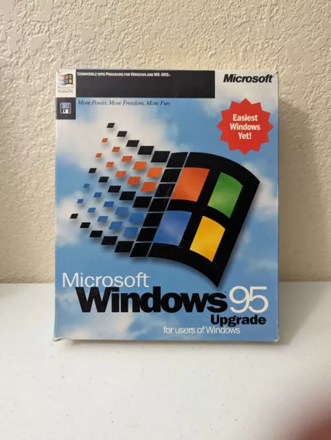MICROSOFT WINDOWS 95 - Upgrade 3.5 Inch Floppy Disk Software 1 to 13