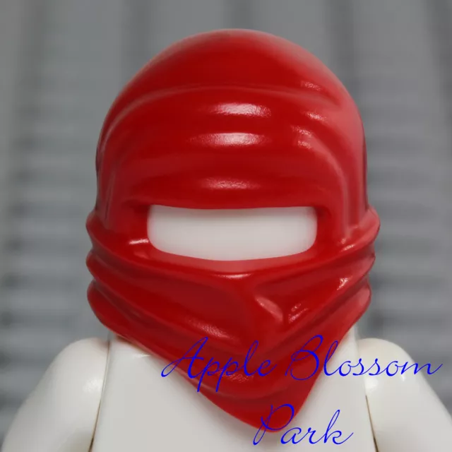 NEW Lego Ninjago Ninja RED HEAD WRAP Kai Boy Minifig Headwrap Hood Hat Fire Gear