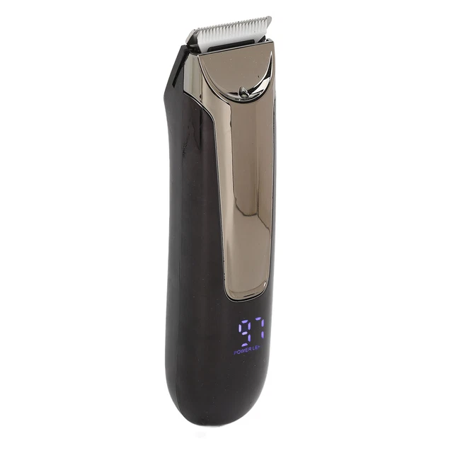 Men Electric Hair Clipper Cordless LCD Display Waterproof Compact Portable H Dob