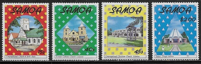 Samoa Scott #'s 747 - 750 MNH