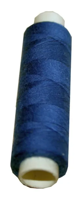 (0,03€/m) Nähmaschinen Nähgarn Polyester 100 m 100/3 blau marine (1027)