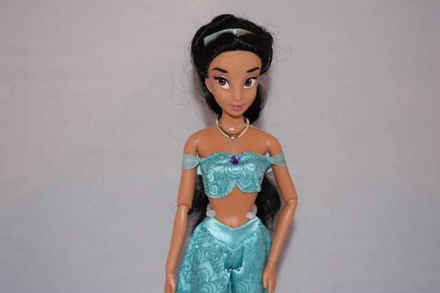 DISNEY STORE PRINCESS Jasmine Doll Aladdin Classic Collection 12" AC8 £ ...