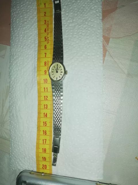 Vintage Damen Armbanduhr, Junghans, 835er Silber, Handaufzug, funktioniert 2