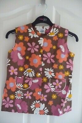 Age 4-6 years GIRLS 2-PIECE FLORAL BUTTON FRONT TUNIC TOP & TROUSERS BY CUCKOO
