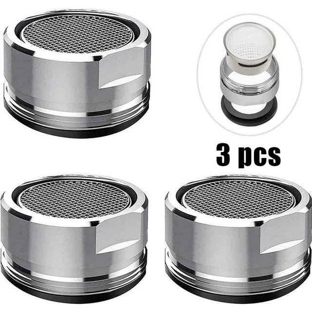 Grifo aireador de protección contra salpicaduras 3 piezas boquilla mixta M24 reduce el ruido