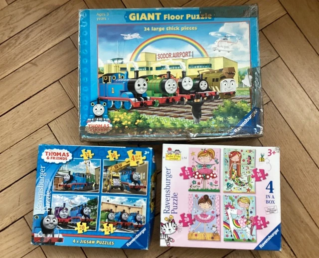 RAVENSBURGER JIGSAW BUNDLE: Thomas The Tank Engine : floor + girl four ...