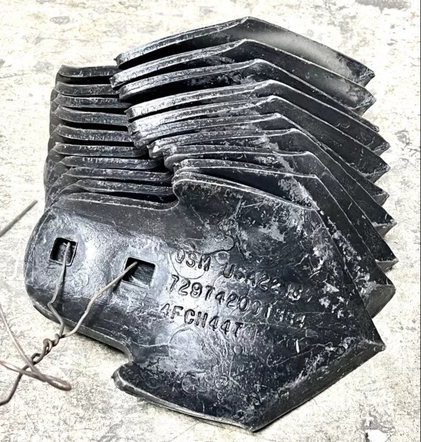 10 Field Cultivator Sweeps Never Narrows (47 degree stem angle 7/16  bolt holes)