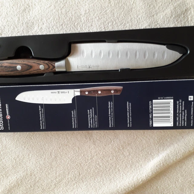 ZWILLING Santokumesser, Henckels, Stoltenheim 5.5", 140 mm, Holzgriff, NEU, OVP