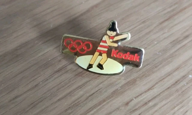 RARE PINS KODAK PILES JO jeux Olympique PATINAGE PHOTO
