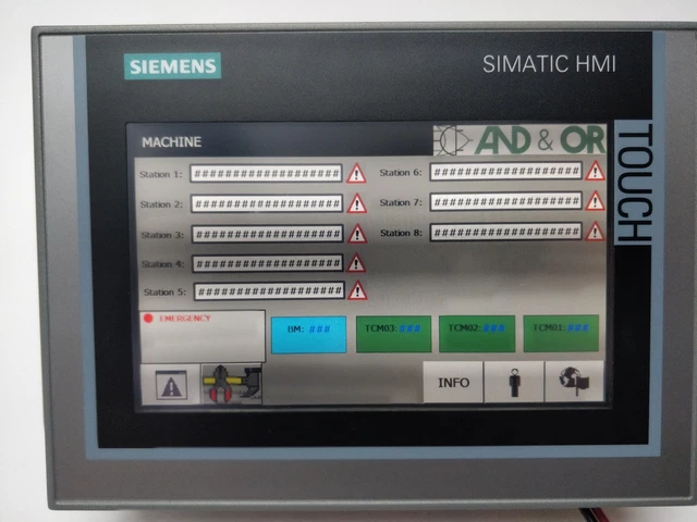 Tp700 Machine SIEMENS 6AV2124-0GC01-0AX0 SIMATIC Hmi TP700 EUR 509,77 - PicClick FR
