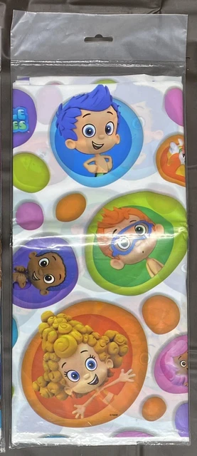 "Mesa De Plástico Bubble Guppies Nuevos Suministros Para Fiestas 54""X96"""