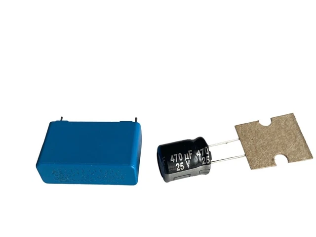 10 Condensateurs MKP 0,47µF 305V AC - Radial 15mm - Suppression Interférences X2