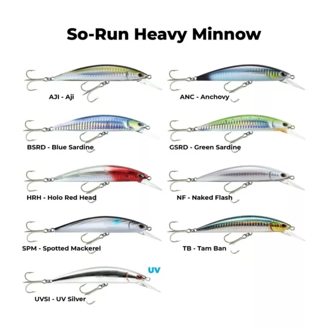 90MM STORM SO-RUN Heavy Minnow Hardbody Fishing Lure - 9cm Casting Minnow  $19.95 - PicClick AU