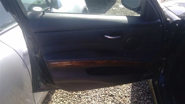 Black Leather Left Front Door Trim Panel 51417217542 Fits 06-11 BMW 328I E90 OEM