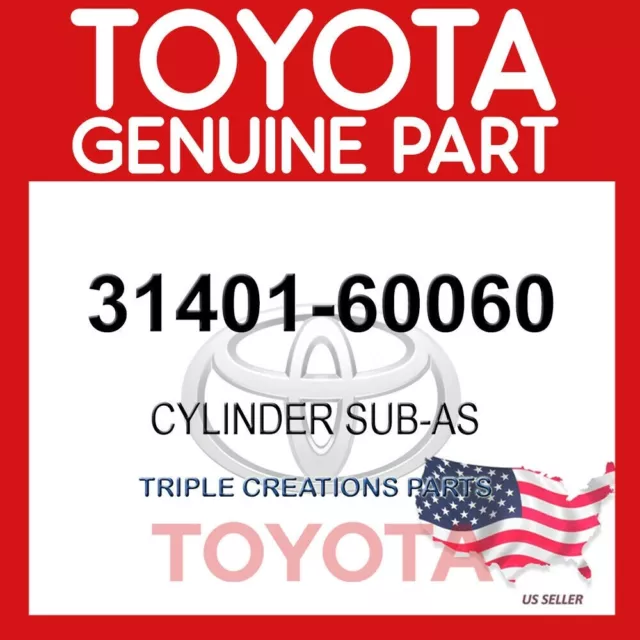 31401-60060 Genuine Oem Toyota Cylinder Assy, Clutch Master 3140160060