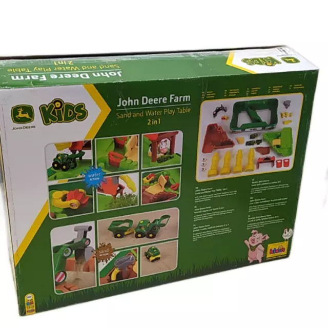 Spieltisch Bauernhof Bagger Farm John Deere Sand Wasser Spielzeug Theo Klein 394