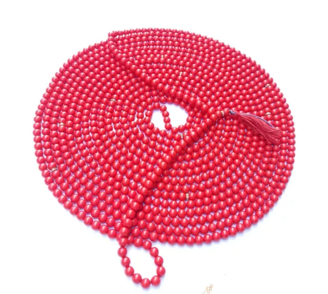 1000 beads Islamic Prayer Beads Tesbih Hazara tasbih Misbah Tasbeh Red Color