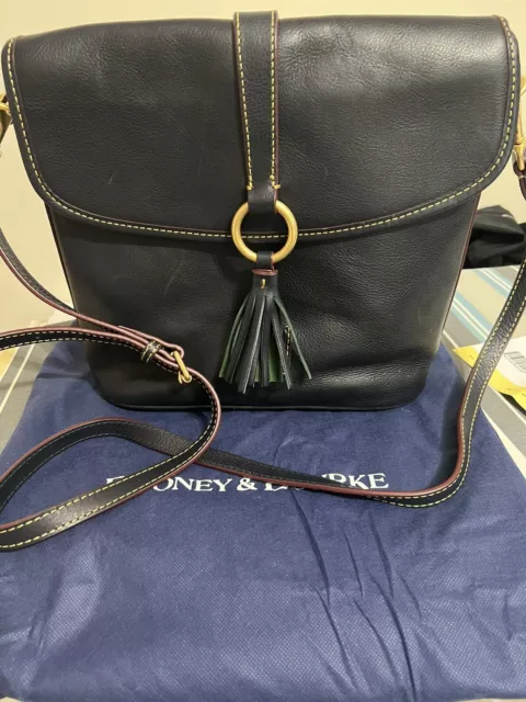 DOONEY BOURKE Florentine Leather Large Dottie Crossbody Natural