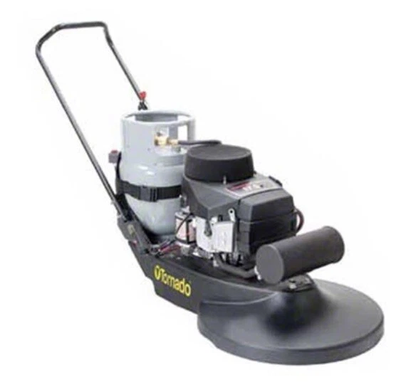 WATCH VIDEO- Kawasaki Tornado ProGlazer 97570T Propane Floor Burnisher Machine