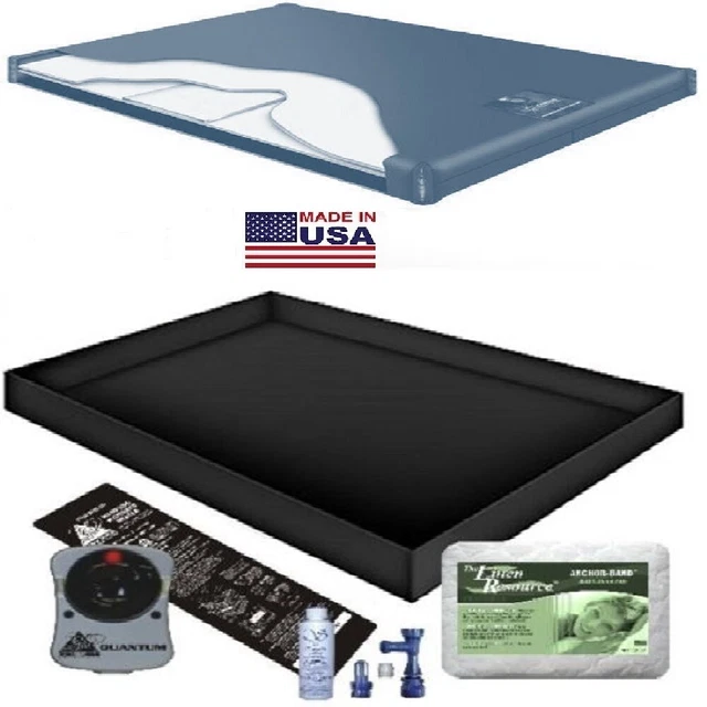 70% Lumbar Support Waveless Waterbed Mattress / Pad / Liner /Heater / Fill Kit
