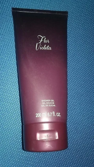 FLOR VIOLETTA ""GEL DE DUCHA"" AVON Mujer Cuerpo de Baño STOCK ANTIGUO RETIRADO Nuevo