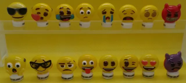 Fève - Série complète de 8 fèves Banette 2019 - Happyphanie - Emoji double face