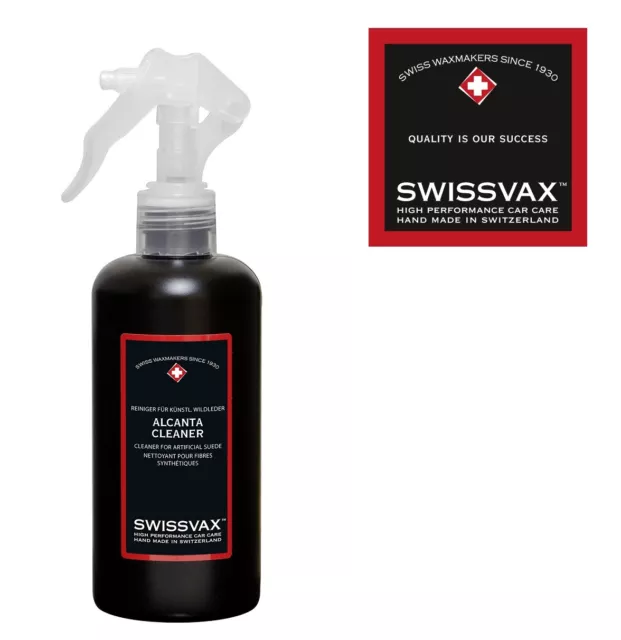 SWIZÖL SWISSVAX Alcanta Cleaner Alcantara Reiniger Wildleder 250ml