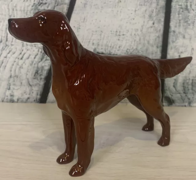 Beswick Irish Red Setter Dog Figure, Sugar Of Wendover, Glossy