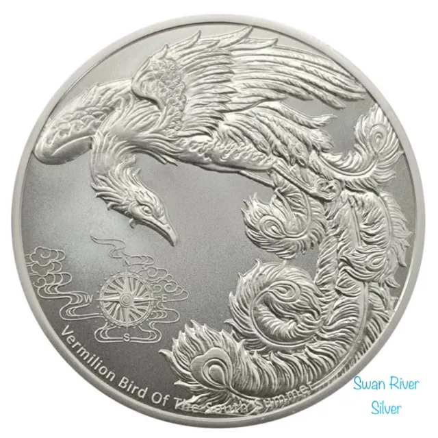 2023 Four Guardians Vermilion Bird 1oz Silver Coin