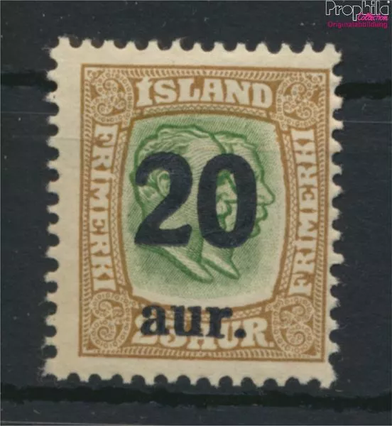 Briefmarken Island 1921 Mi 108 postfrisch(9663199