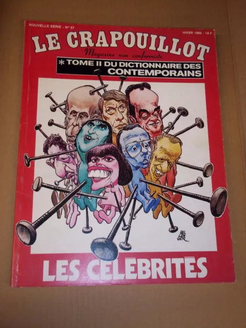 MAGAZINE "LE CRAPOUILLOT no 57 - TOME II - LES CELEBRITES" (1980)