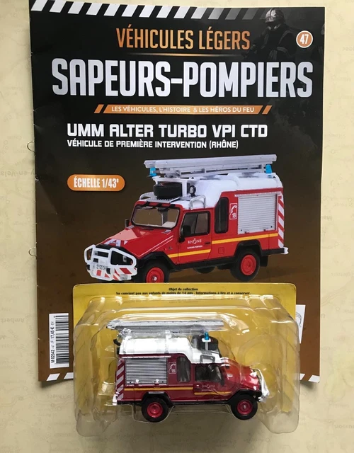 HACHETTE UMM ALTER TURBO VPI CTD (47) LEGERS POMPIERS 1/43