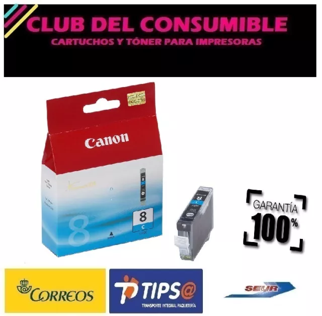 Canon Cli8 Cyan Cartucho De Tinta Original 0621B001