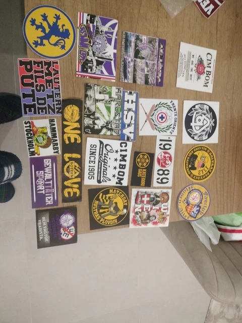 6 ADESIVI ULTRAS Genoa Ultras Stickers + 1 adesivo Aldrovandi in regalo