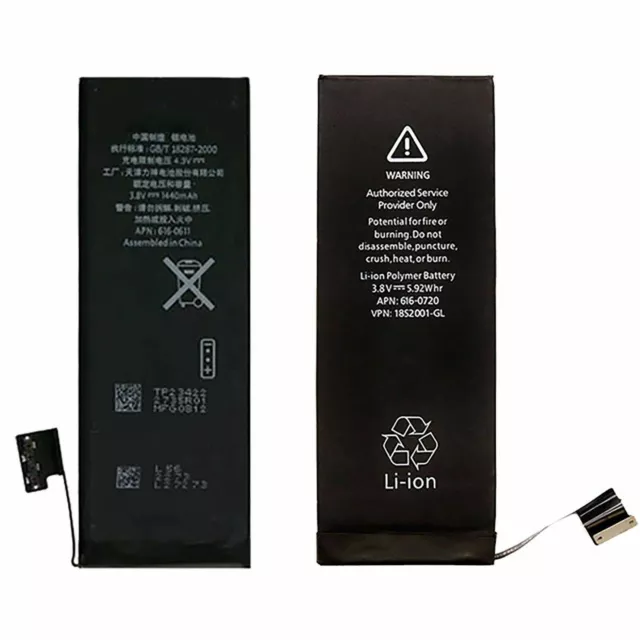 BATTERIA PER APPLE IPHONE 5S 1560mAh PARI ORIGINALE RICAMBIO NUOVO - ZERO CICLI 3