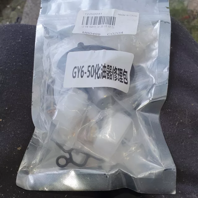 Chinese Scooter Carb Rebuild Kit (gy6/139qmb 50cc)