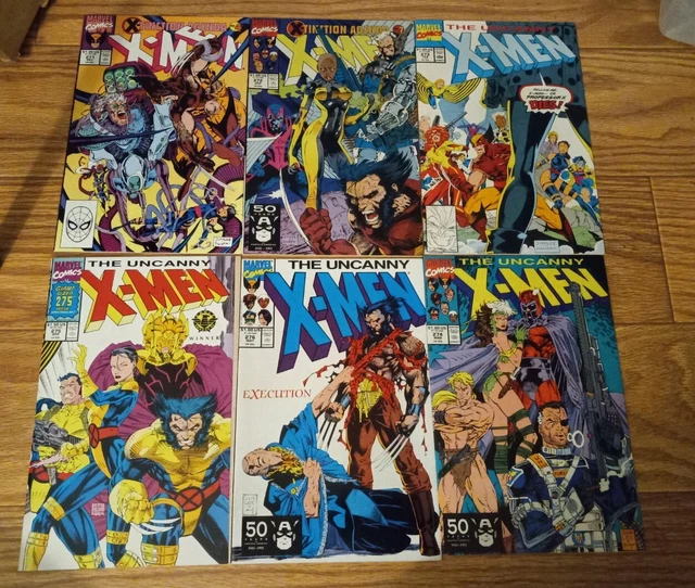 Uncanny X-men Lot Of 6, Jim Lee, 271, 272, 273, 274, 275, 276