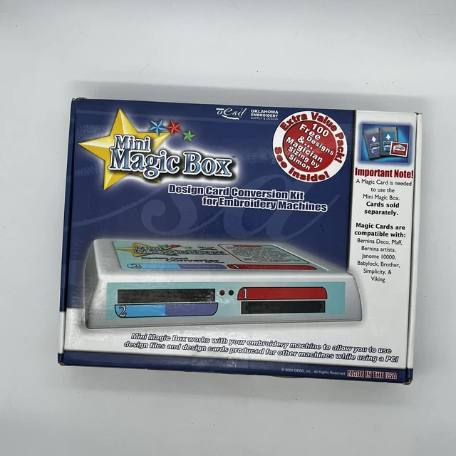 Oesd Mini Magic Box Design Card Conversion Kit For Embroidery Machines 339