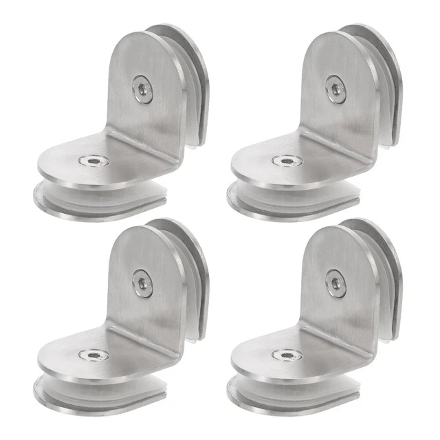 4 Pcs Doppelseitige Glasklemme Klemme Für Glastüren Glasklemme Regal