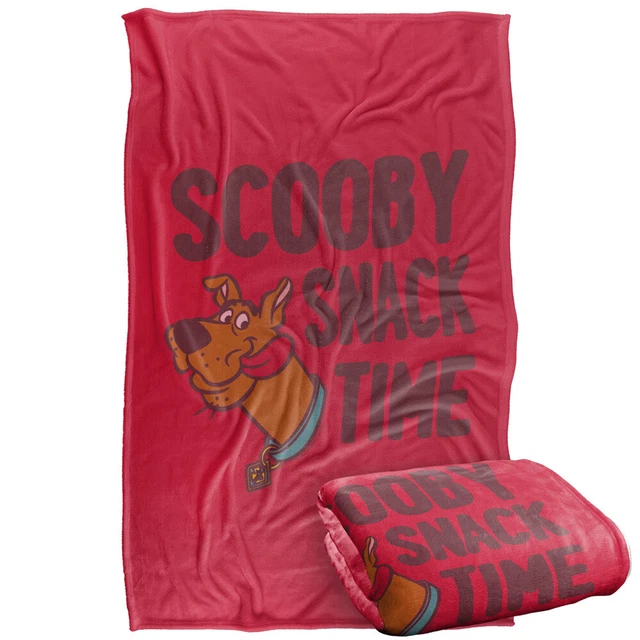 Coperta SCOOBY-DOO! Super Morbida Silky Touch - 152x127 Cm In Microfibra, Leggera E Traspirante, Ideale Per Divano E Letto, Regalo Per Collezionisti