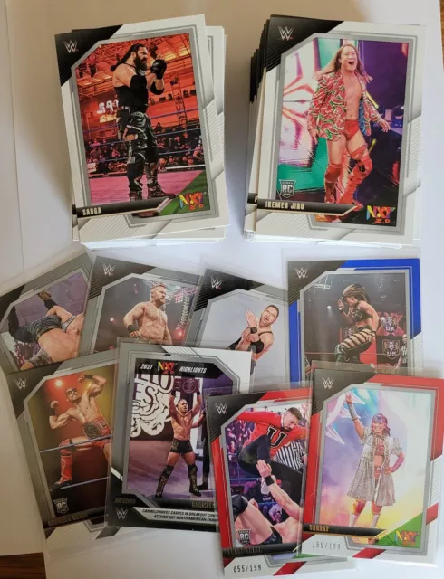 2022 Panini WWE NXT 2.0 - Base Set - #1 à #100 + Parallele Silver & Numbers