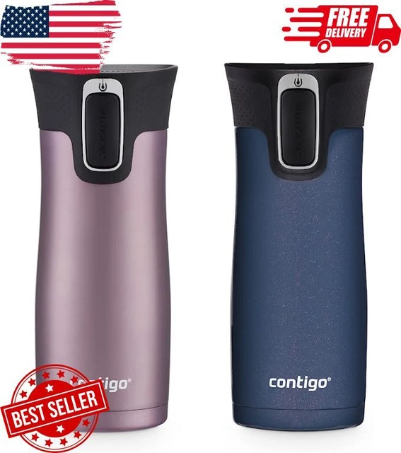 Contigo®AUTOSEAL®West Loop Vacuum-Insulated Stainless Steel Travel Mug 16 Oz New