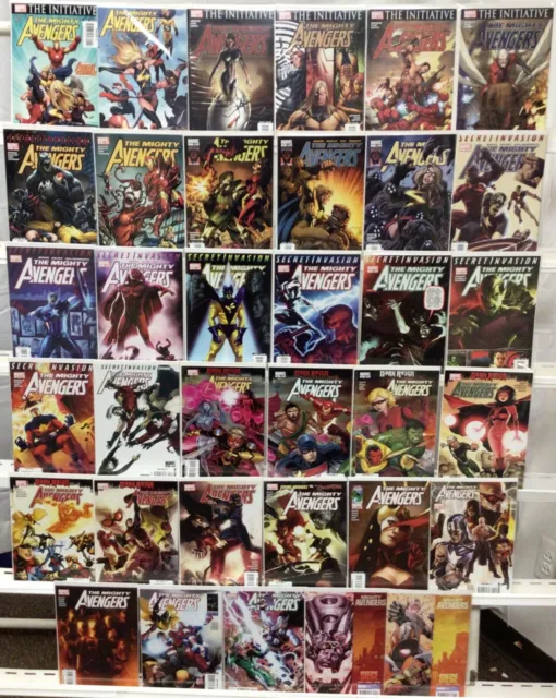 Marvel Comics The Mighty Avengers Run Lot 1-36 Missing 6,33 VF/NM 2007