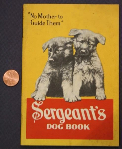 1932 Richmond Virginia Sergeant's Dog Flea & Mange Medicine Booklet-MANY Breeds!