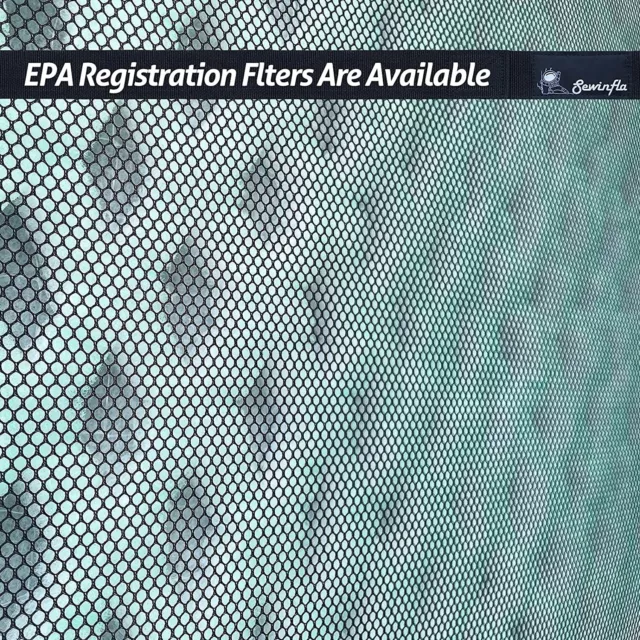 Sewinfla Upgraded Replacement Filter 2 Pieces - EPA-Registered Paint Booth