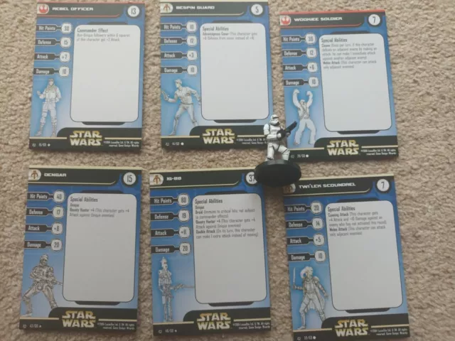 Star Wars Miniatures - Rebel Storm - 38/60 Stormtrooper + 6 spare cards 3