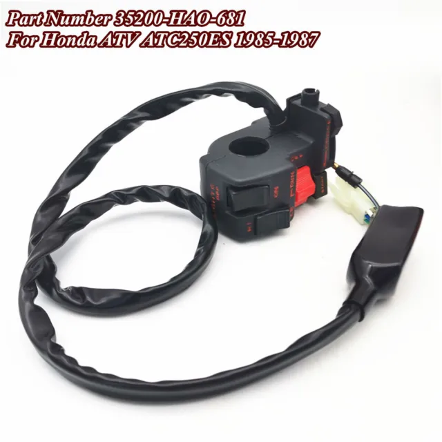 L/H Combination Switch Control Light ON/OFF Engine Start/Stop For Honda ATC250ES
