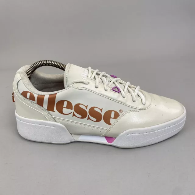 ELLESSE WOMENS PIAZZA Suede Fitness Trainers Athletic Shoes