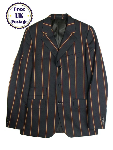 MENS MERC LONDON Boating Stripe Mod Blazer Jacket Hemmingway